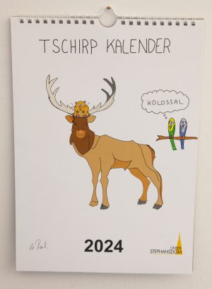 Tschirp Wandkalender 2024