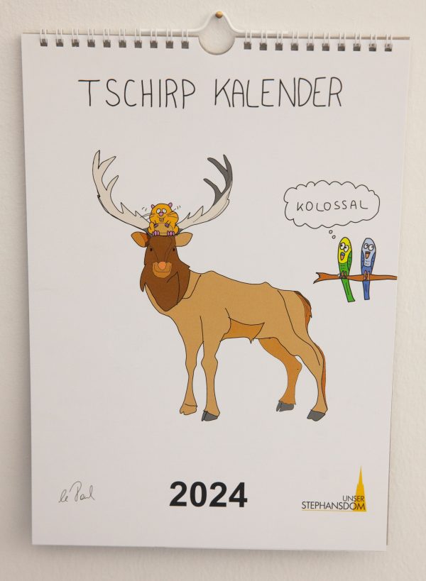 Tschirp Wandkalender 2024