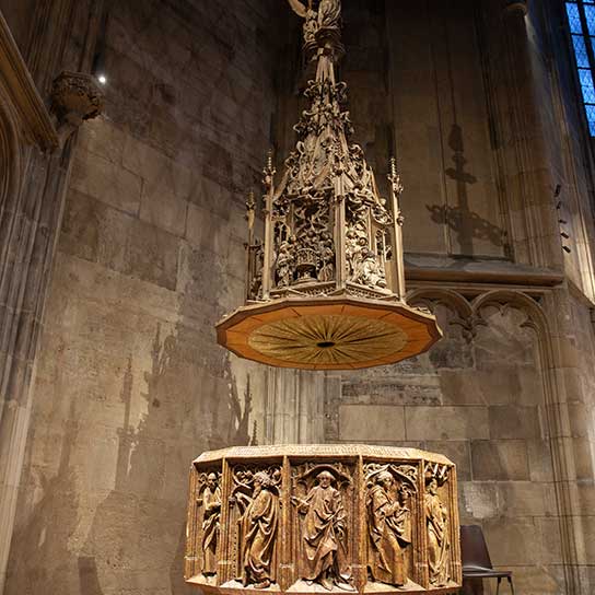 Taufbrunnen in der Katharinenkapelle