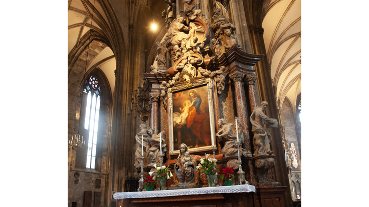 Vereinszeitung Unser Stephansdom 139, März 2023, Josephsaltar im Stephansdom